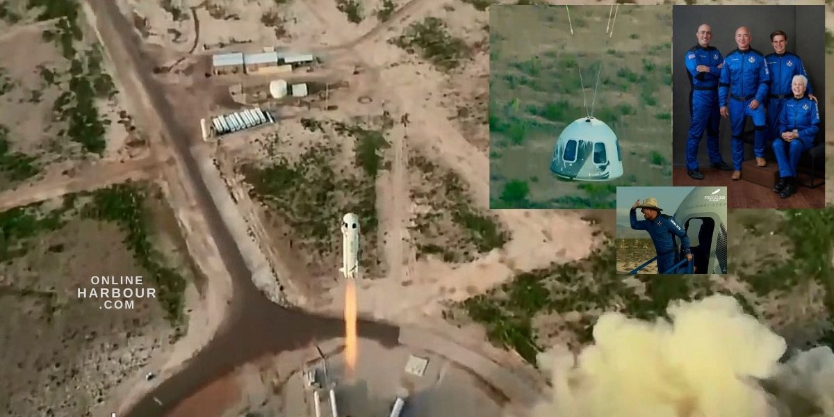 Jeff Bezos Blue Origin Crew Successfully Completed New Shepard First