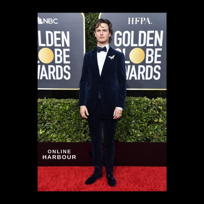 Golden Globes 2020_Red Carpet_Ansel Elgort