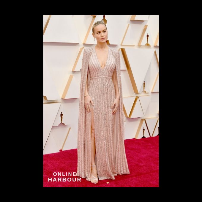 Brie Larson at the Oscars 2020 Red Carpet