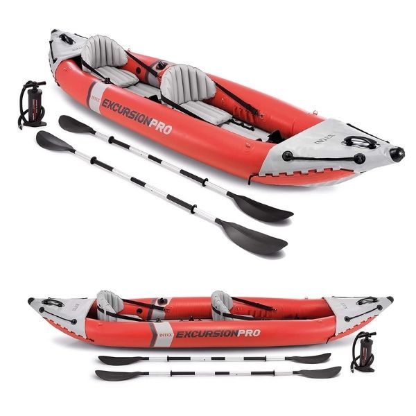 Intex Excursion Pro Kayak Professional Series Inflatable Fishing Kayak Intex Excursion Pro Kayak Professional Series Inflatable Fishing Kayak