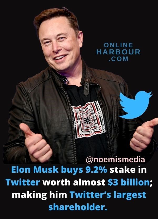 Elon Musk is biggest stakeholder in Twitter Elon Musk is biggest stakeholder in Twitter